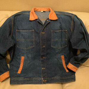 Vintage Godboy Barn Jacket Denim Work Wear Gorpcore Mens XXL